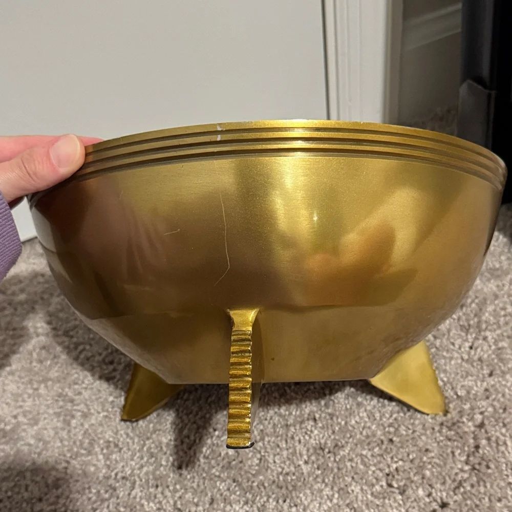 Z Gallerie Gold Decorative Bowl